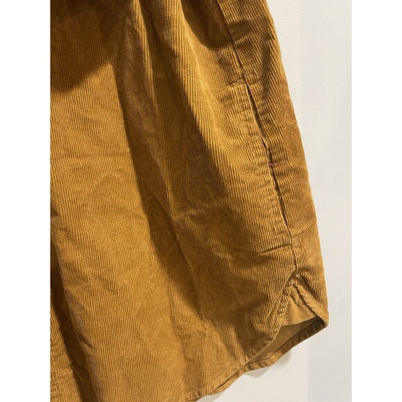 J. Crew Women’s Corduroy Button Up Camel Tan Shirt Shacket Jacket Size MED - Picture 4 of 6